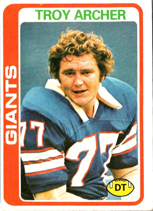 1978 Topps Troy Archer #492
