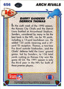 1991 Upper Deck Barry Sanders/Derrick Thomas