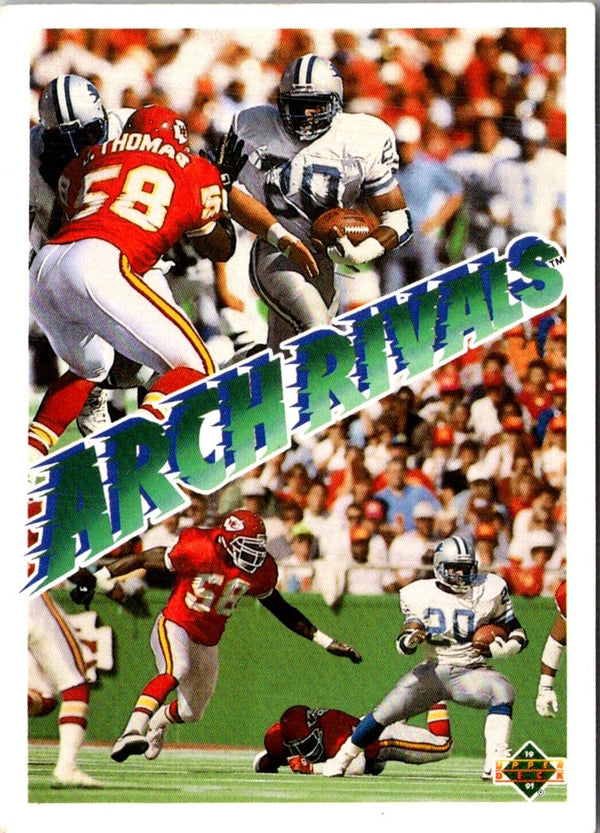 1991 Upper Deck Barry Sanders/Derrick Thomas #656