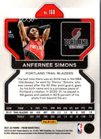 2021 Panini Prizm Anfernee Simons #168