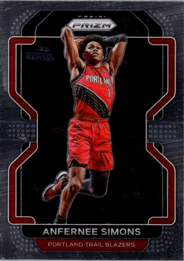 2021 Panini Prizm Anfernee Simons #168