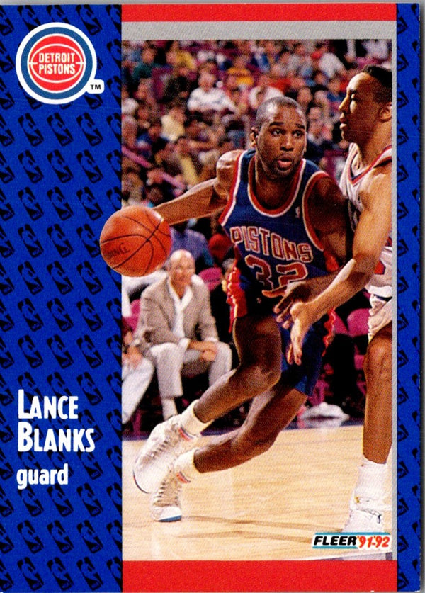 1991 Fleer Lance Blanks #279 Rookie