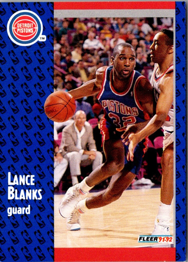 1991 Fleer Lance Blanks