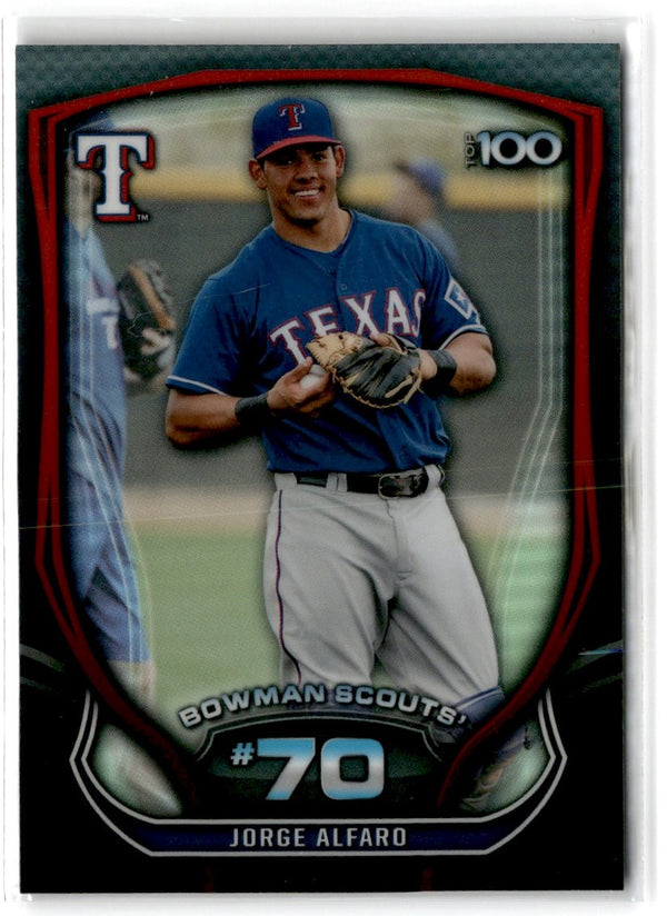 2015 Bowman Scouts Top 100 Jorge Alfaro #BTP-70