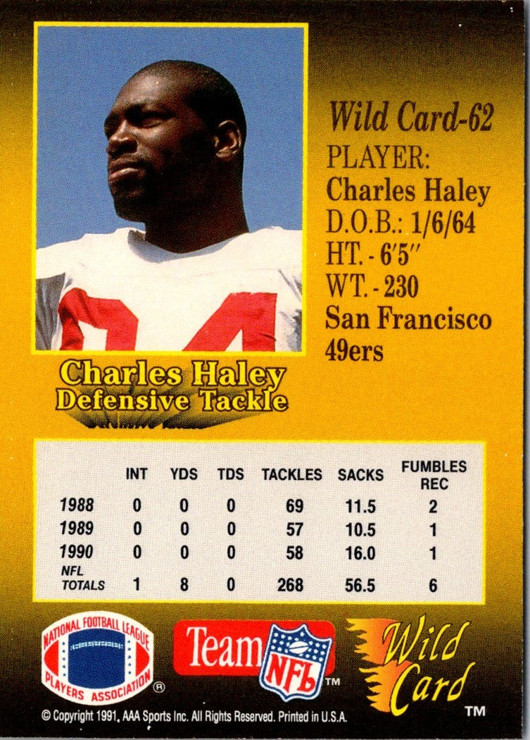 1991 Wild Card Charles Haley