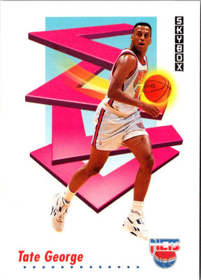 1991 SkyBox Tate George #182 Rookie