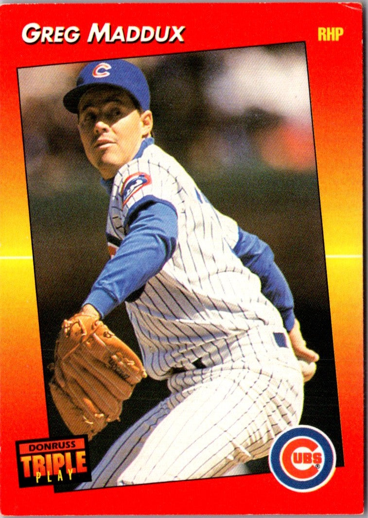 1992 Triple Play Greg Maddux