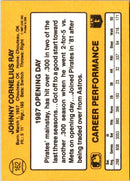 1987 Donruss Opening Day Johnny Ray