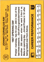 1987 Donruss Opening Day Johnny Ray #162