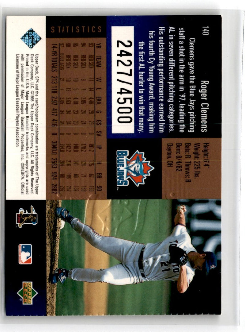 1998 SPx Finite Radiance Roger Clemens