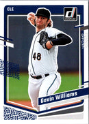 2023 Donruss Holo Blue Gavin Williams