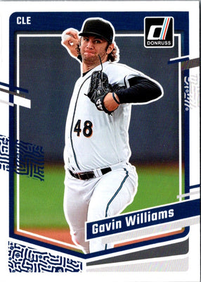 2023 Donruss Holo Blue Gavin Williams #128