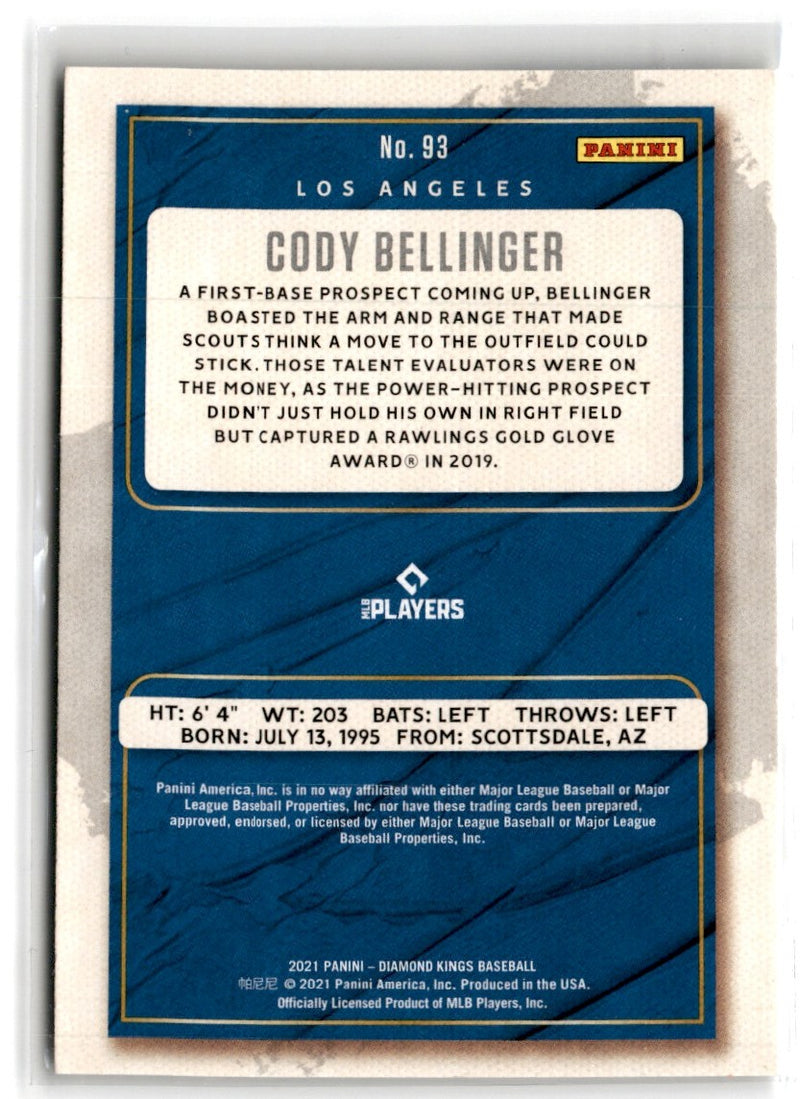 2021 Panini Diamond Kings Blue Cody Bellinger