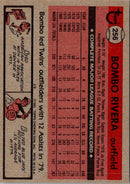 1981 Topps Bombo Rivera