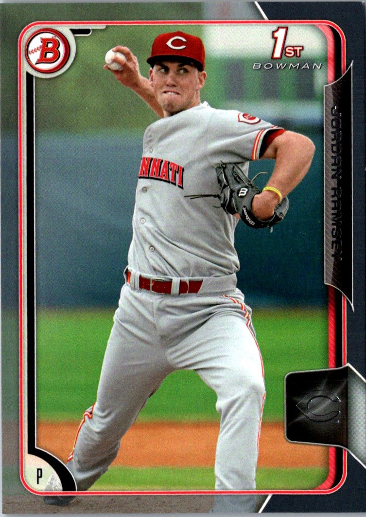 2015 Bowman Draft Picks & Prospects Silver Jordan Ramsey