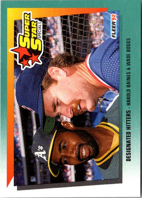1992 Fleer Harold Baines/Wade Boggs #707