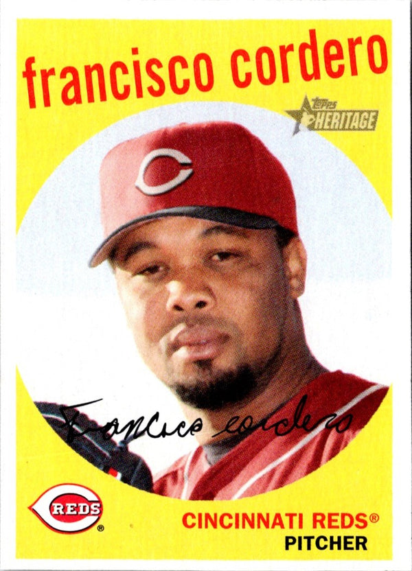 2008 Topps Heritage Francisco Cordero #216