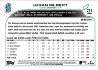 2022 Topps Chrome Logan Gilbert #211
