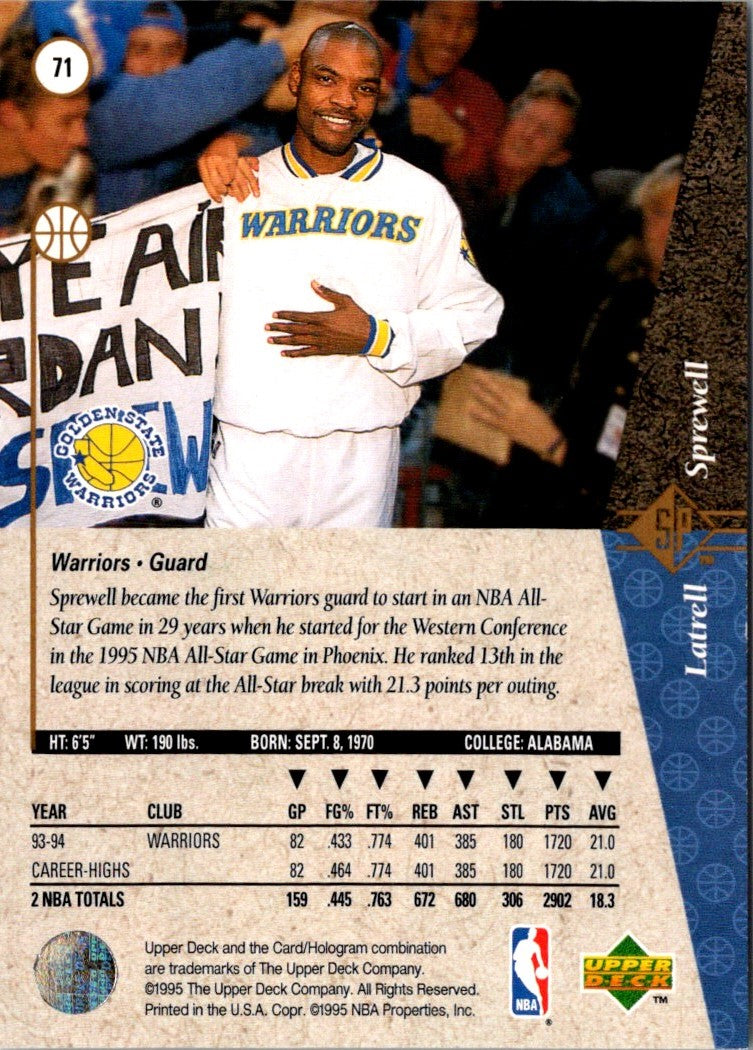 1994 SP Latrell Sprewell