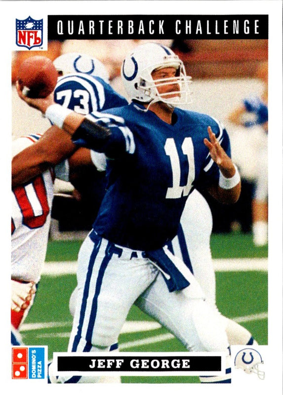 1991 Domino's The Quarterbacks Jeff George #12