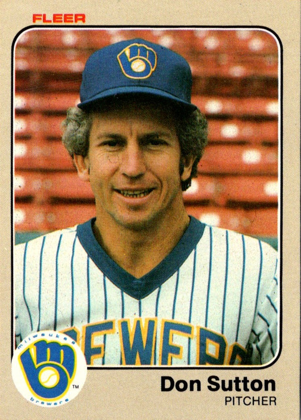 1983 Fleer Don Sutton #47