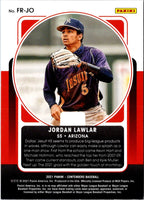 2021 Panini Contenders First Rounders Jordan Lawlar #FR-JO
