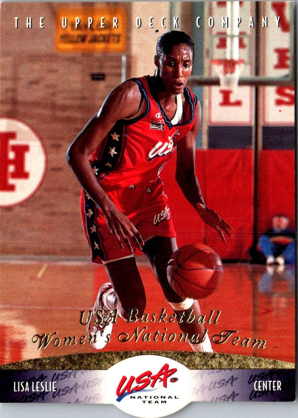 1996 Upper Deck USA Lisa Leslie #64