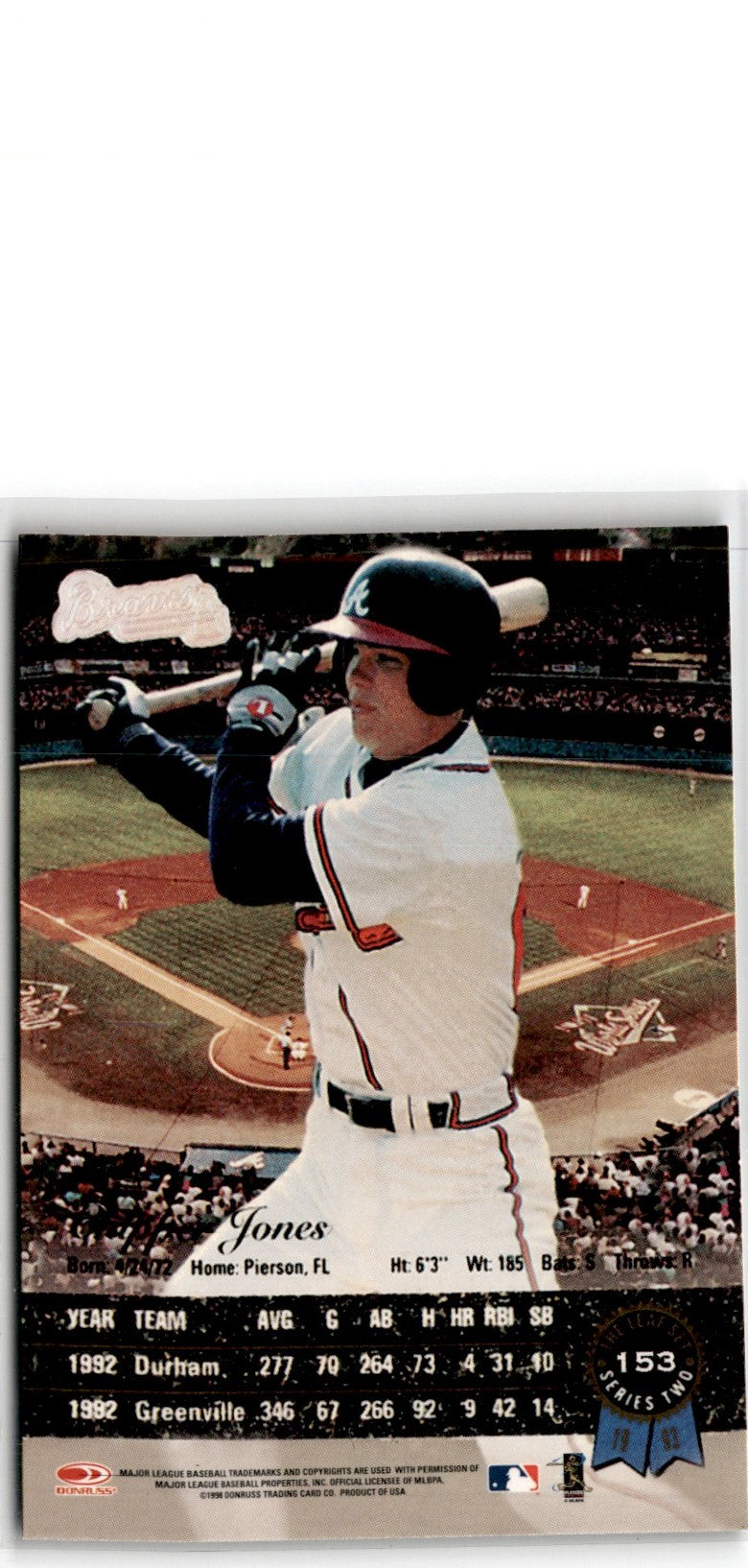 1998 Leaf Chipper Jones