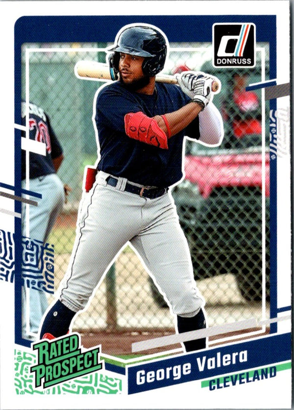 2023 Donruss Holo Blue George Valera #77