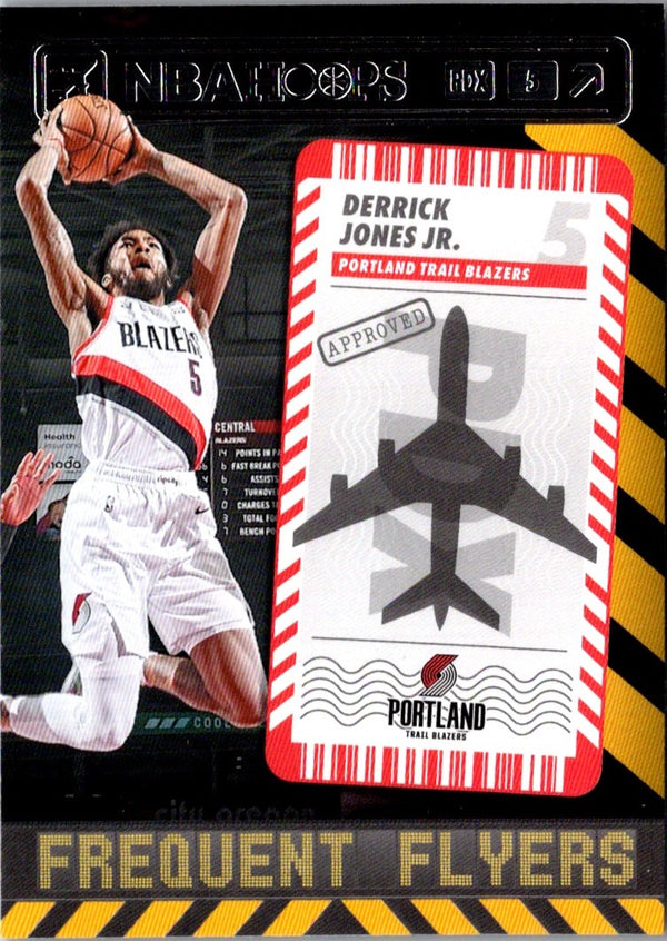 2021 Hoops Frequent Flyers Derrick Jones Jr. #12