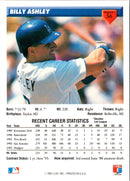 1993 Donruss Billy Ashley