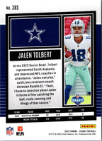2022 Score Jalen Tolbert #385 Rookie