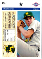 1992 Upper Deck Minors Mike Rossiter #214
