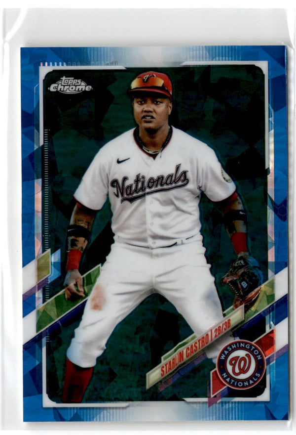 2021 Topps Chrome Sapphire Edition Starlin Castro #453