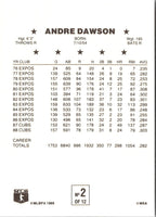 1989 Cereal Superstars Andre Dawson #2