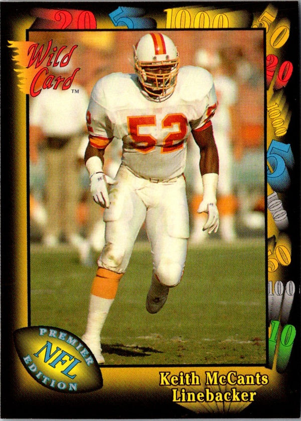 1991 Wild Card Keith McCants #96