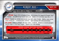2019 Bowman Chrome Prospects Keibert Ruiz #BCP-235