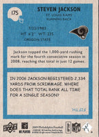 2009 Upper Deck Steven Jackson #175