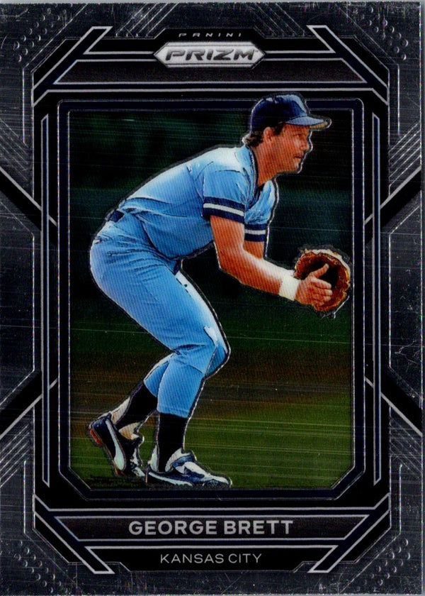 2023 Panini Prizm Blue Ice George Brett #81