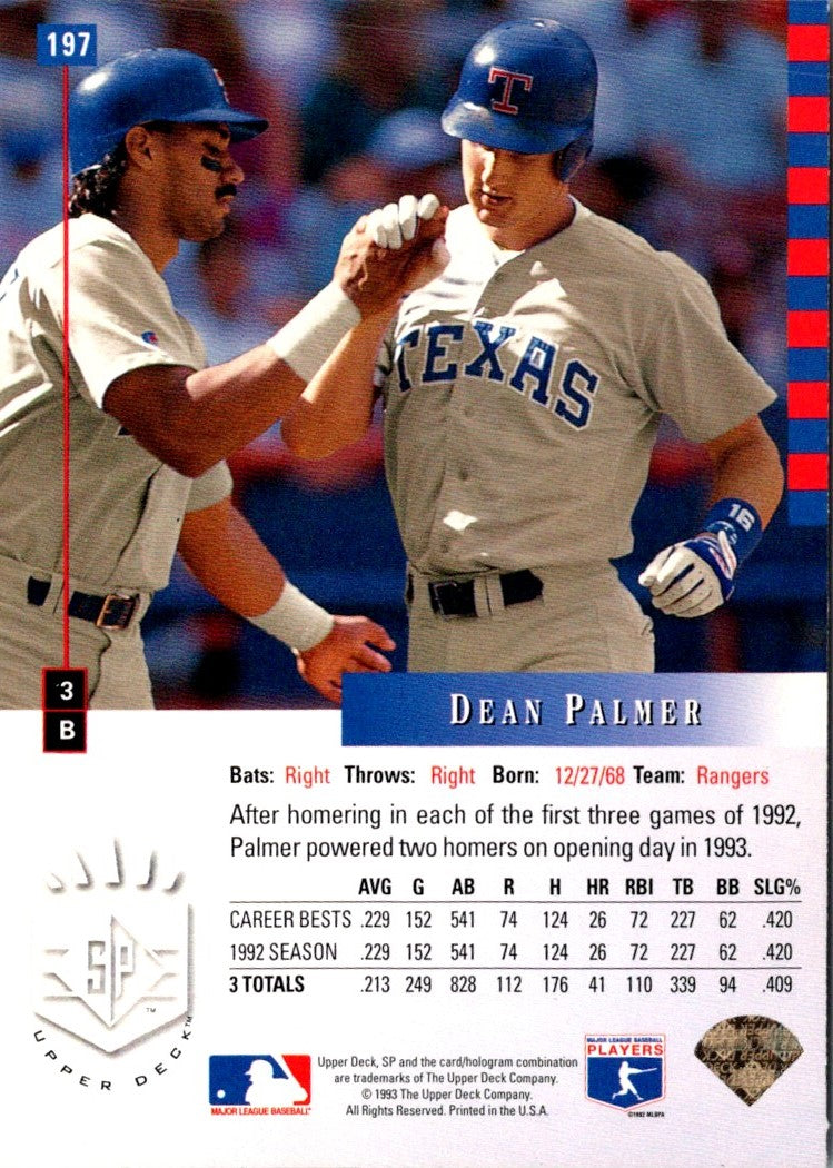 1993 SP Dean Palmer