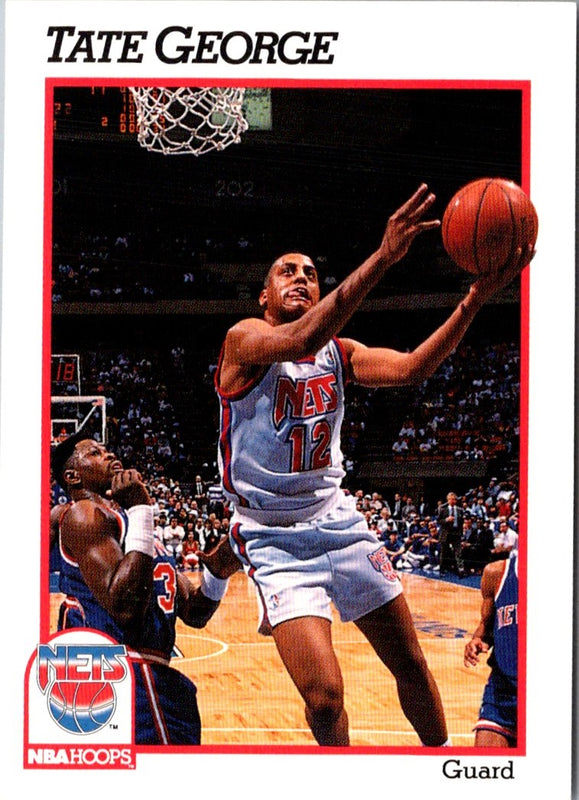 1991 Hoops Tate George #400 Rookie