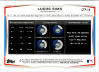 2014 Bowman Draft Picks & Prospects Chrome Top Lucas Sims #CTP-13