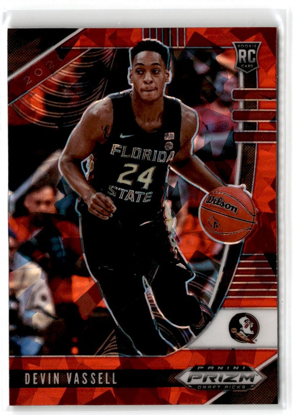 2020 Panini Prizm Draft Picks Collegiate Red Devin Vassell #16