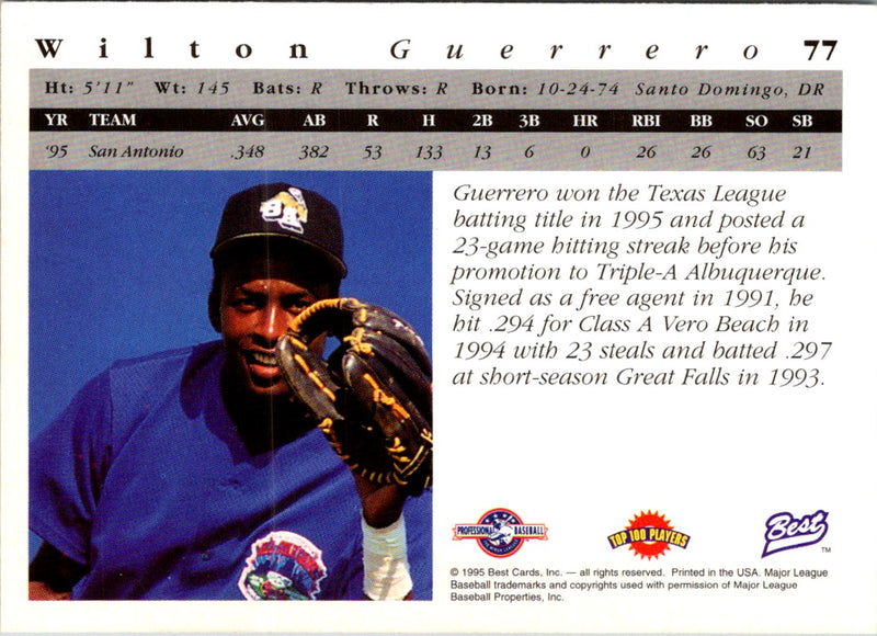 1995 Best Wilton Guerrero