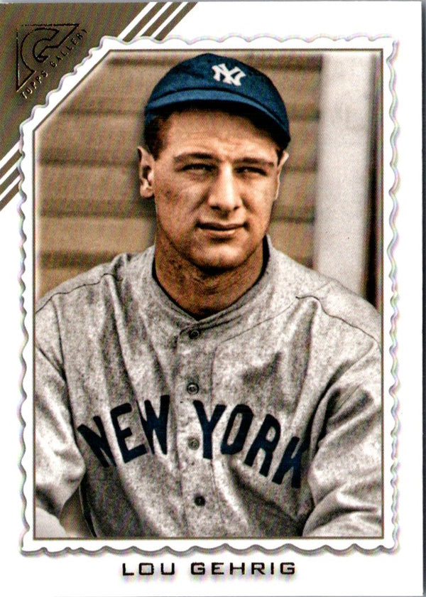 2022 Topps Gallery Lou Gehrig #110