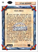 1992 Upper Deck Chris Mims #16 Rookie