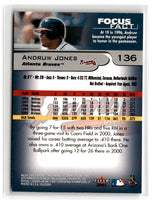 2001 Fleer Focus Andruw Jones #136