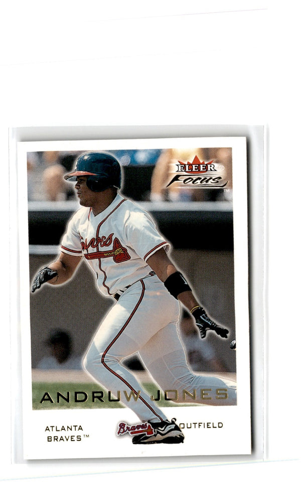 2001 Fleer Focus Andruw Jones #136