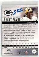 2001 Pacific Titanium Retail Brett Favre