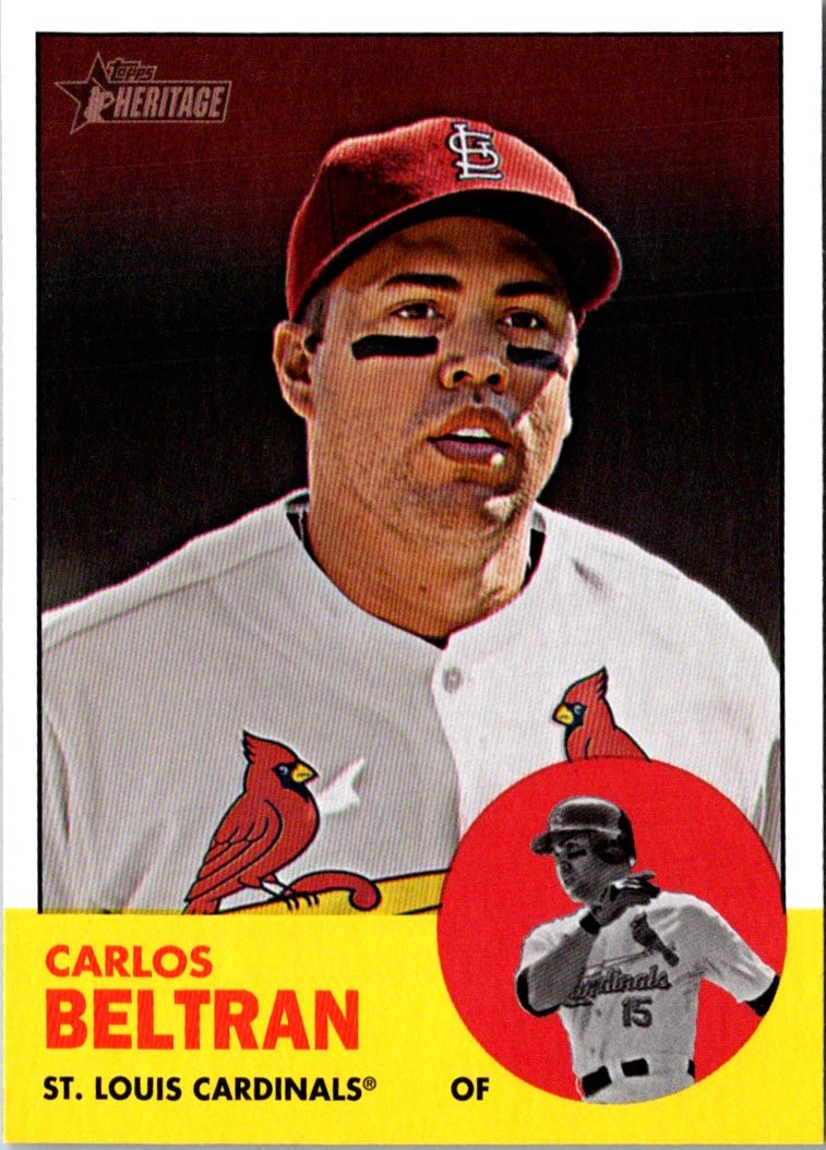 2012 Topps Heritage Carlos Beltran